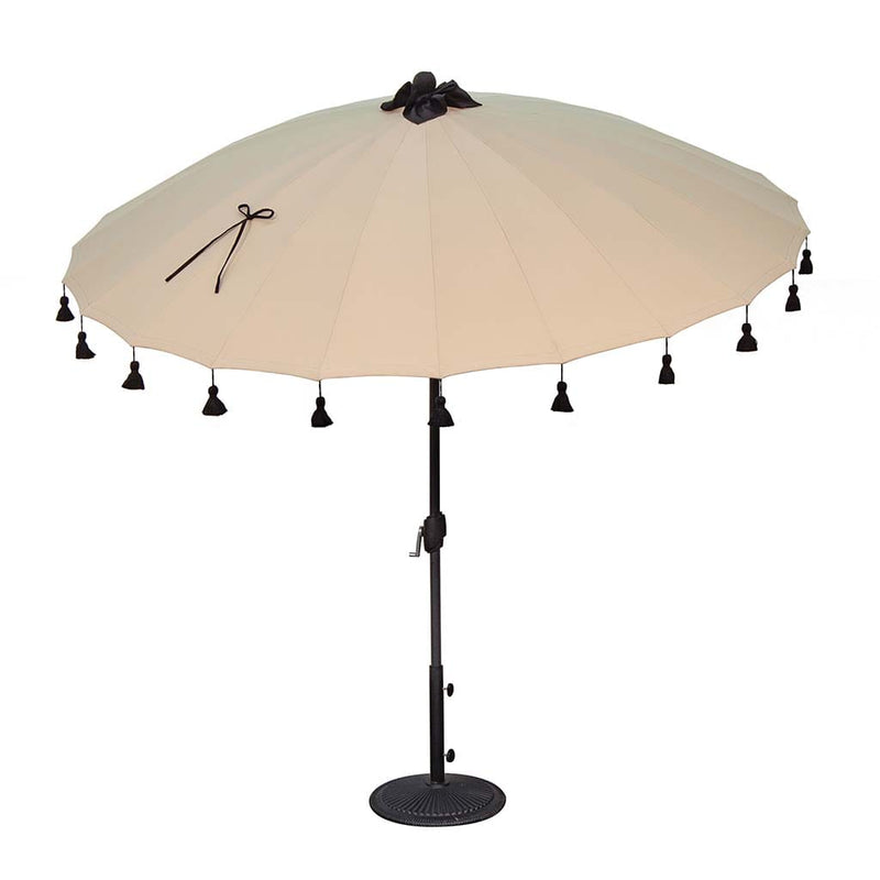 Isabela Round 8.5ft Auto Tilt Umbrella by Simply Shade