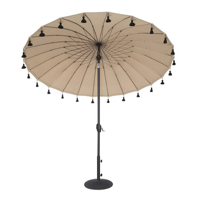 Isabela Round 8.5ft Auto Tilt Umbrella by Simply Shade