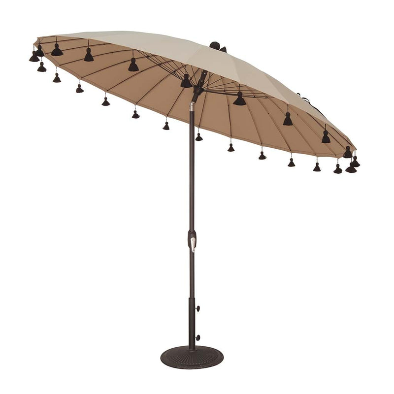 Isabela Round 8.5ft Auto Tilt Umbrella by Simply Shade