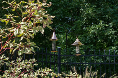 Good Directions Palazzo Bird Feeder in Polished Copper