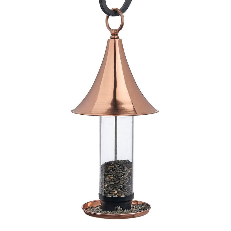 Good Directions Castella Bird Feeder in Polished Copper