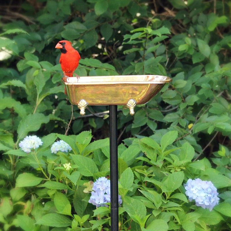 Good Directions Splish Splash Birdbath in Polished Copper