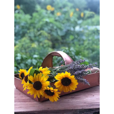 Good Directions Large Pure Copper Garden Trug Basket