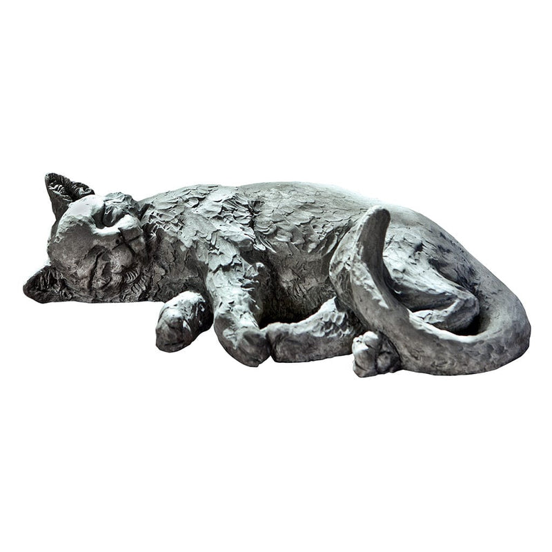 Alpine Stone Patina for the Campania International Dreaming Kitty Garden Statue, a medium gray with a bit of green to define the details