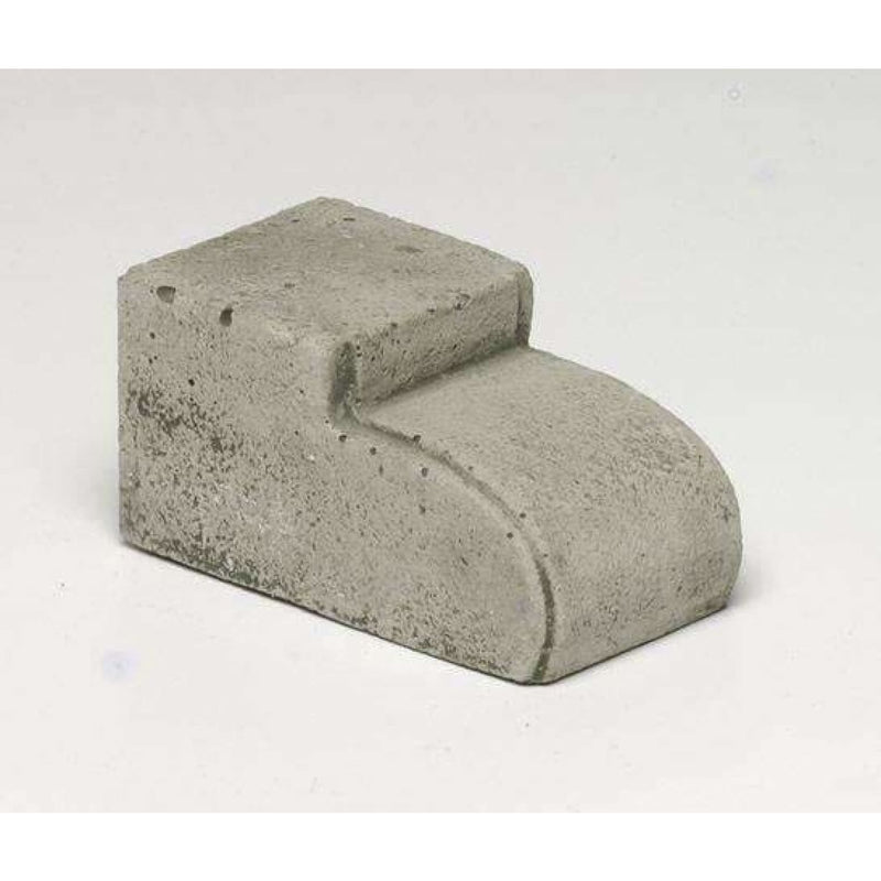 Campania International Narrow Profile Riser stained in the Alpine Stone patina, the ideal color for this garden statue.