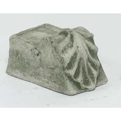 Campania International Small Leaf Riser stained in the Alpine Stone patina, the ideal color for this garden statue.