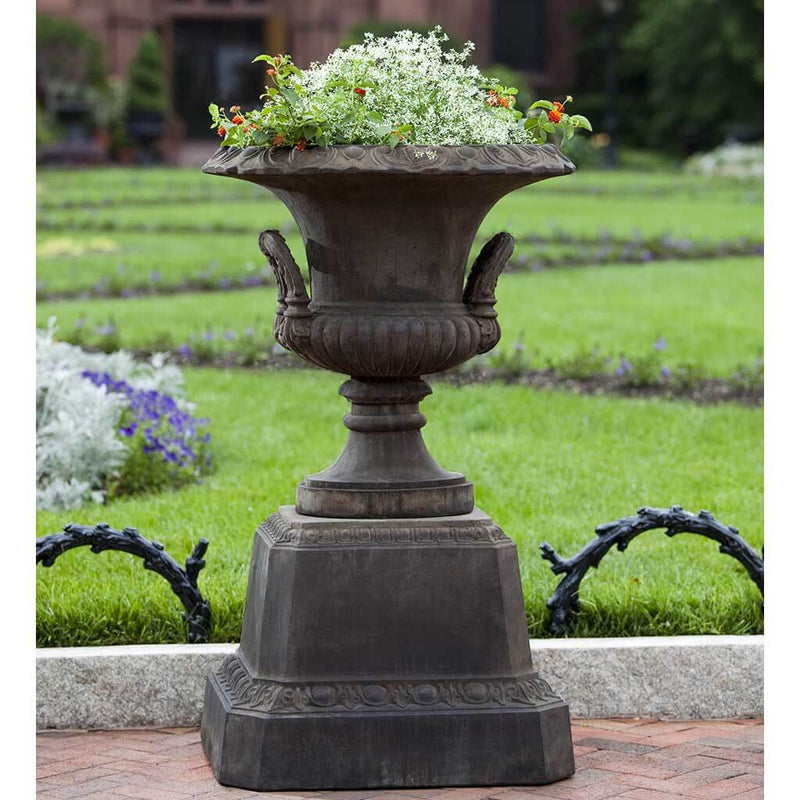 Campania International Smithsonian Egg and Dart Pedestal with L&
