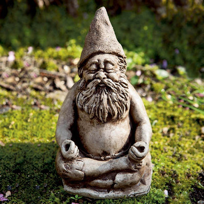 Campania International Fred Statue stained in the Brownstone patina, the ideal color for this garden statue.